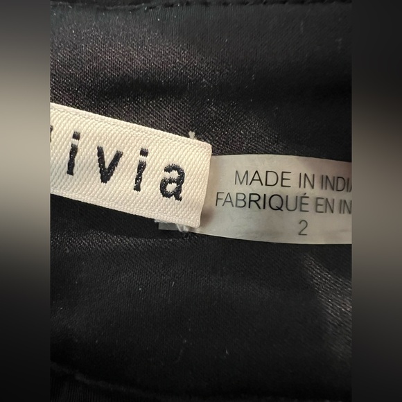 Women's Alice + Olivia Black Sequin Wide Leg Pants Size 2 - Picture 9 of 10